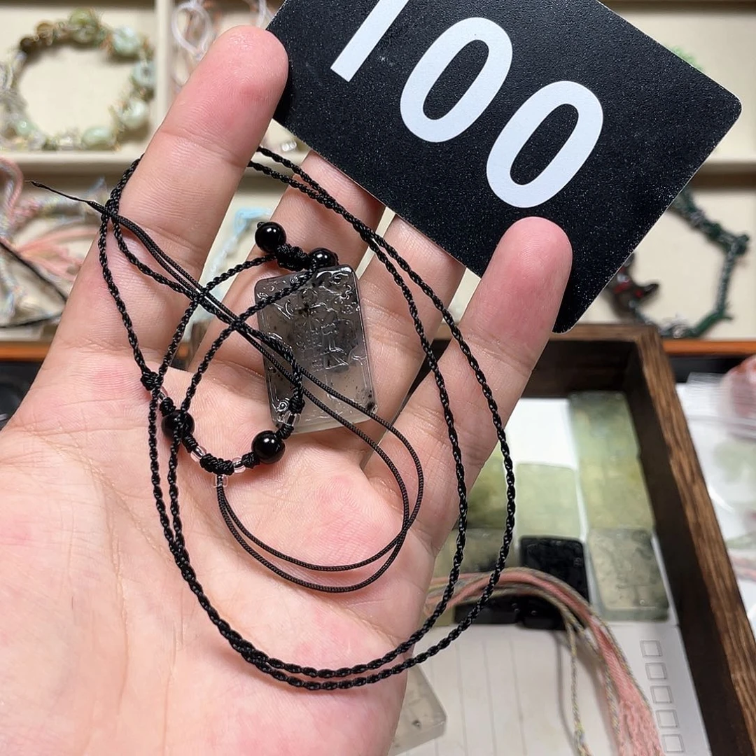 临***前合金蛇纹石玉手链