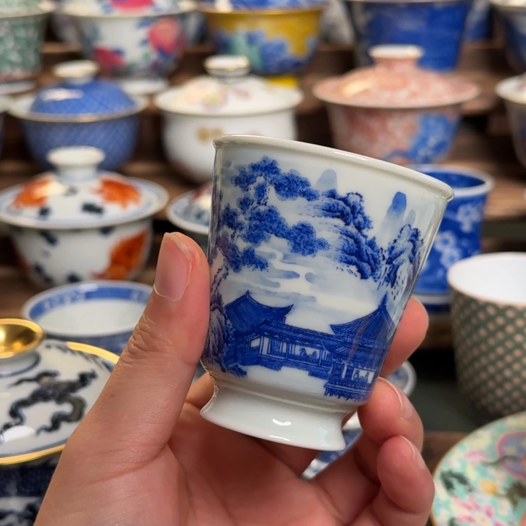纯手工手绘陶瓷茶具