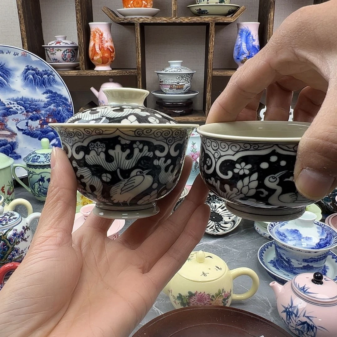 摆件陶景德镇陶瓷567老厂瓷58