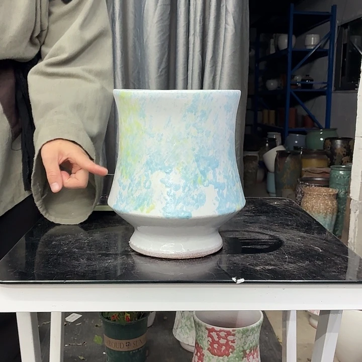 19×24 -粗陶花盆有孔-买买买