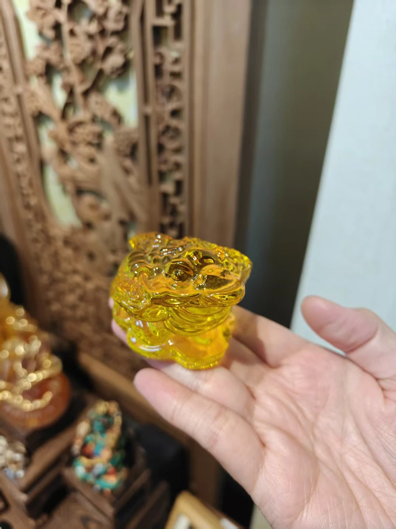 【美萍藏传】三足金蟾摆件