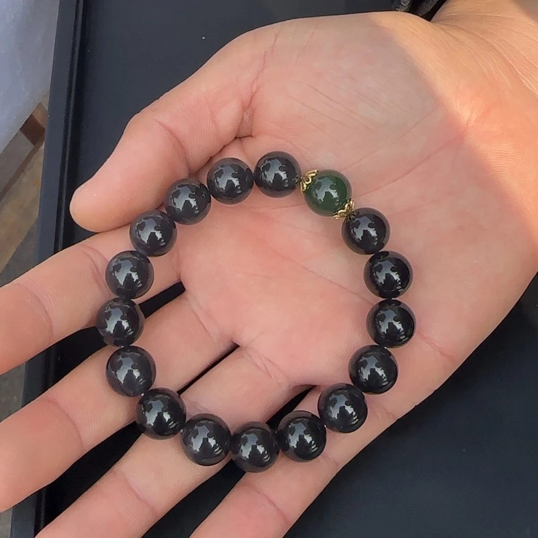 【闪购商品】和田玉手串未镶嵌dw紫手串