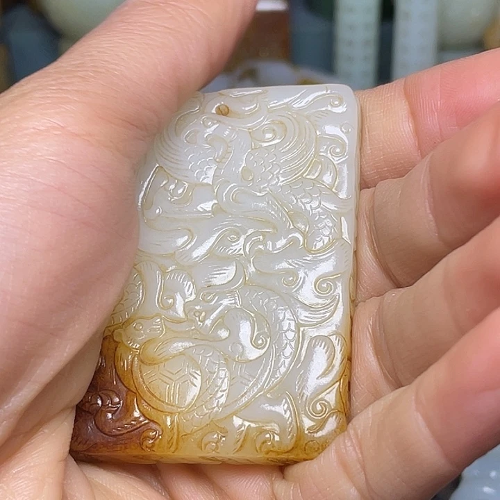 用***1和田玉未镶嵌挂件