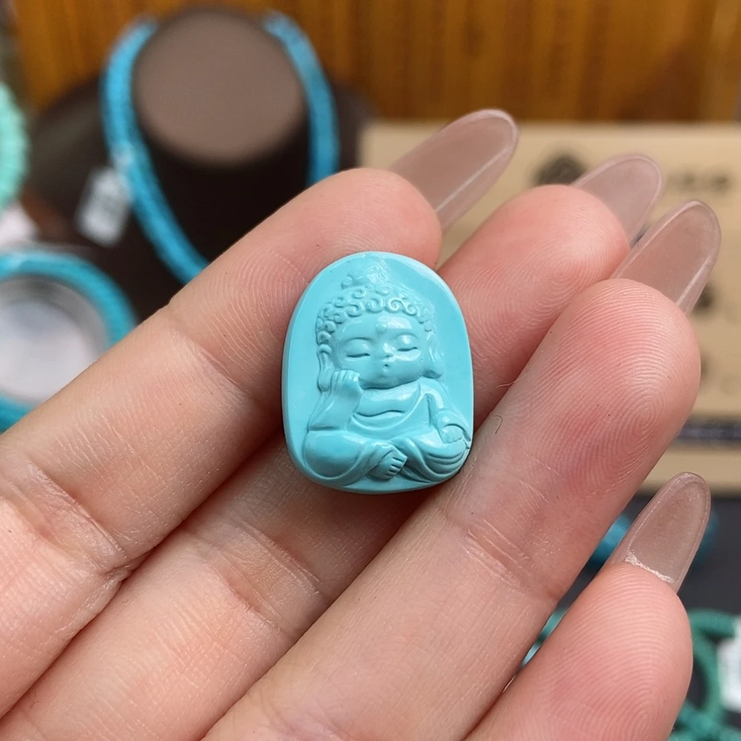 绿松石雕刻未镶嵌