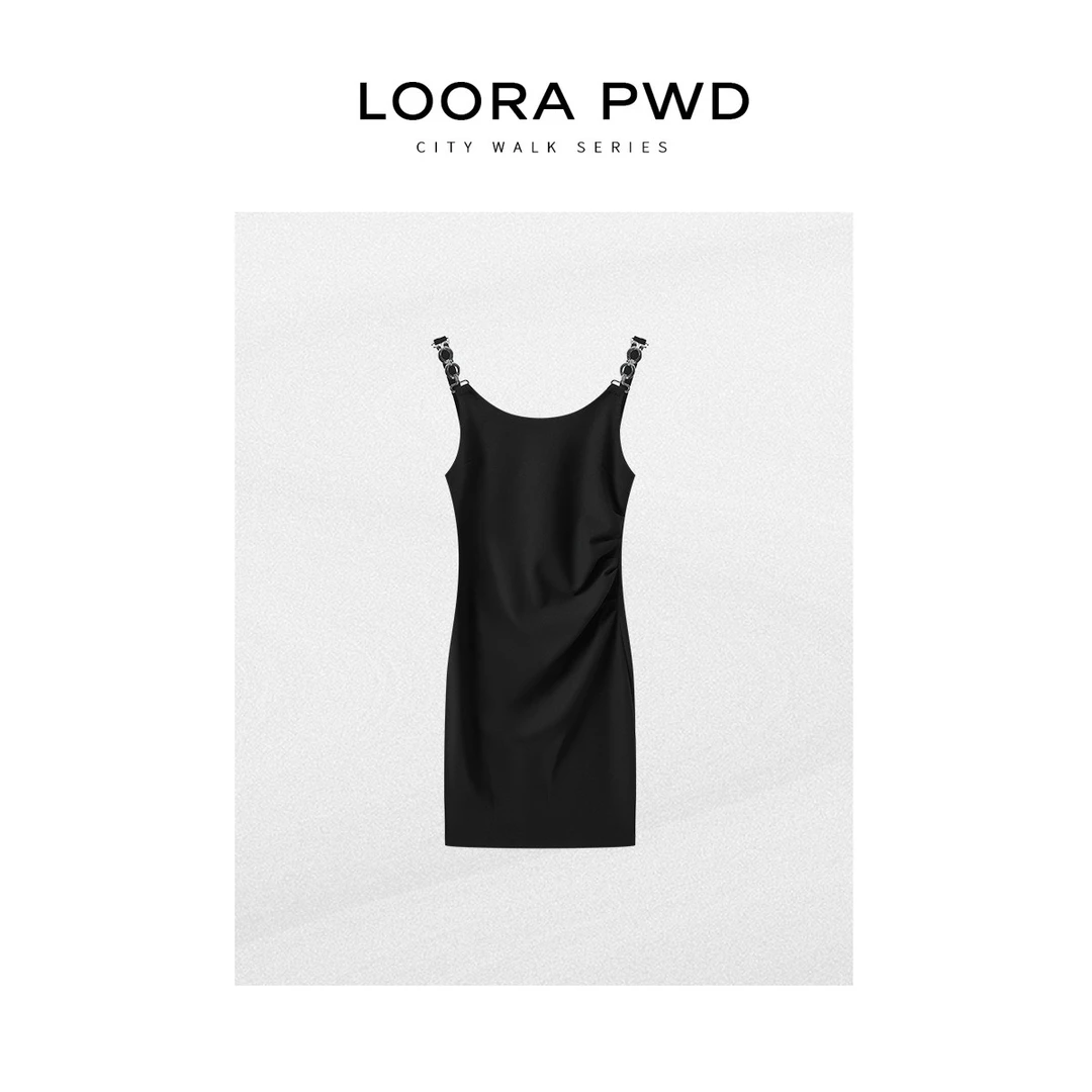 LOORAPWD/罗拉密码 新款吊带连衣裙25CJBC0077N