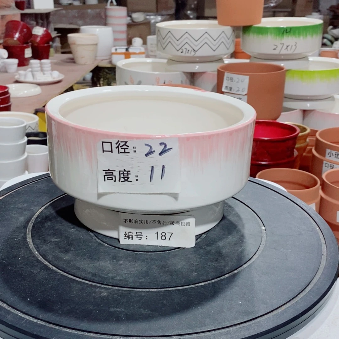 微瑕花盆-187-口22×11-1个