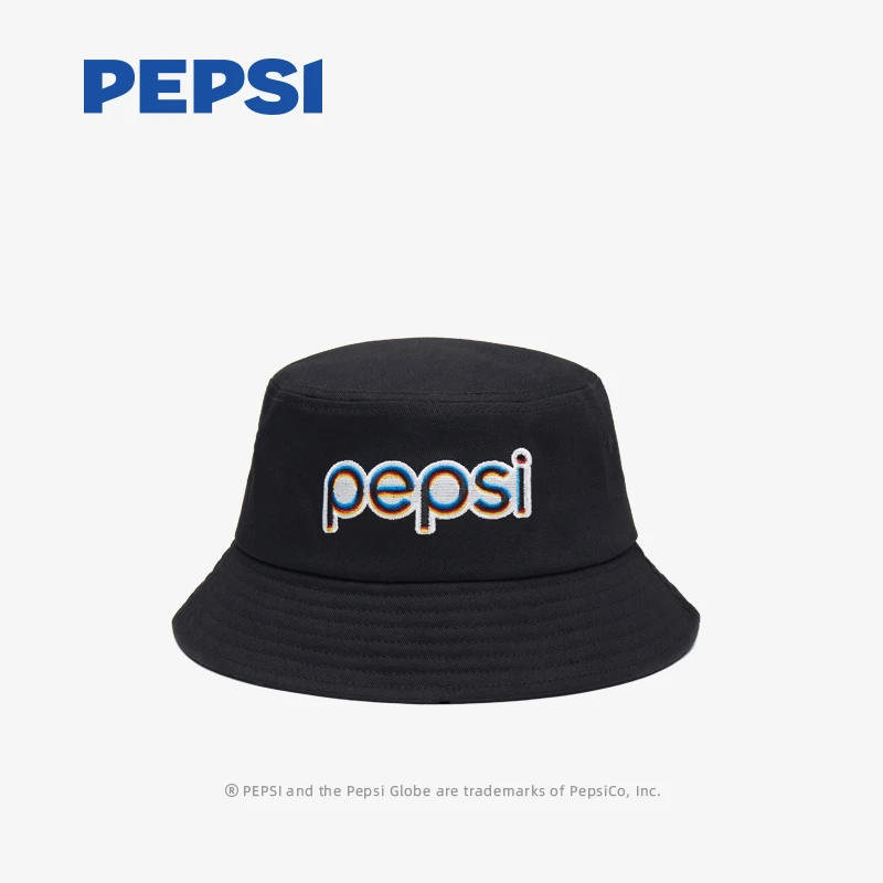 pepsi百事渔夫帽女2025新款太阳帽潮流字母显瘦遮阳帽男户外防晒