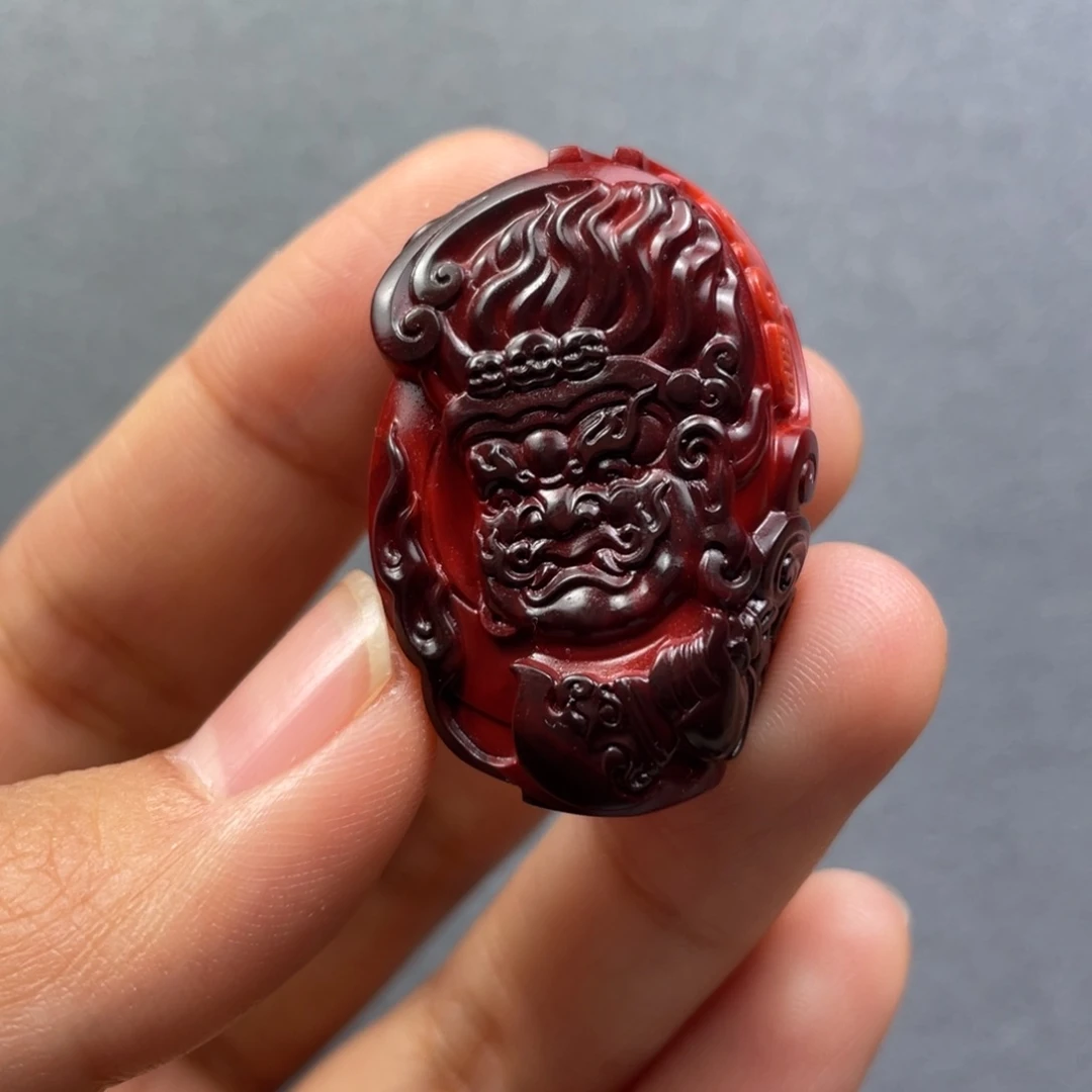 南红玛瑙未镶嵌配饰大黑天