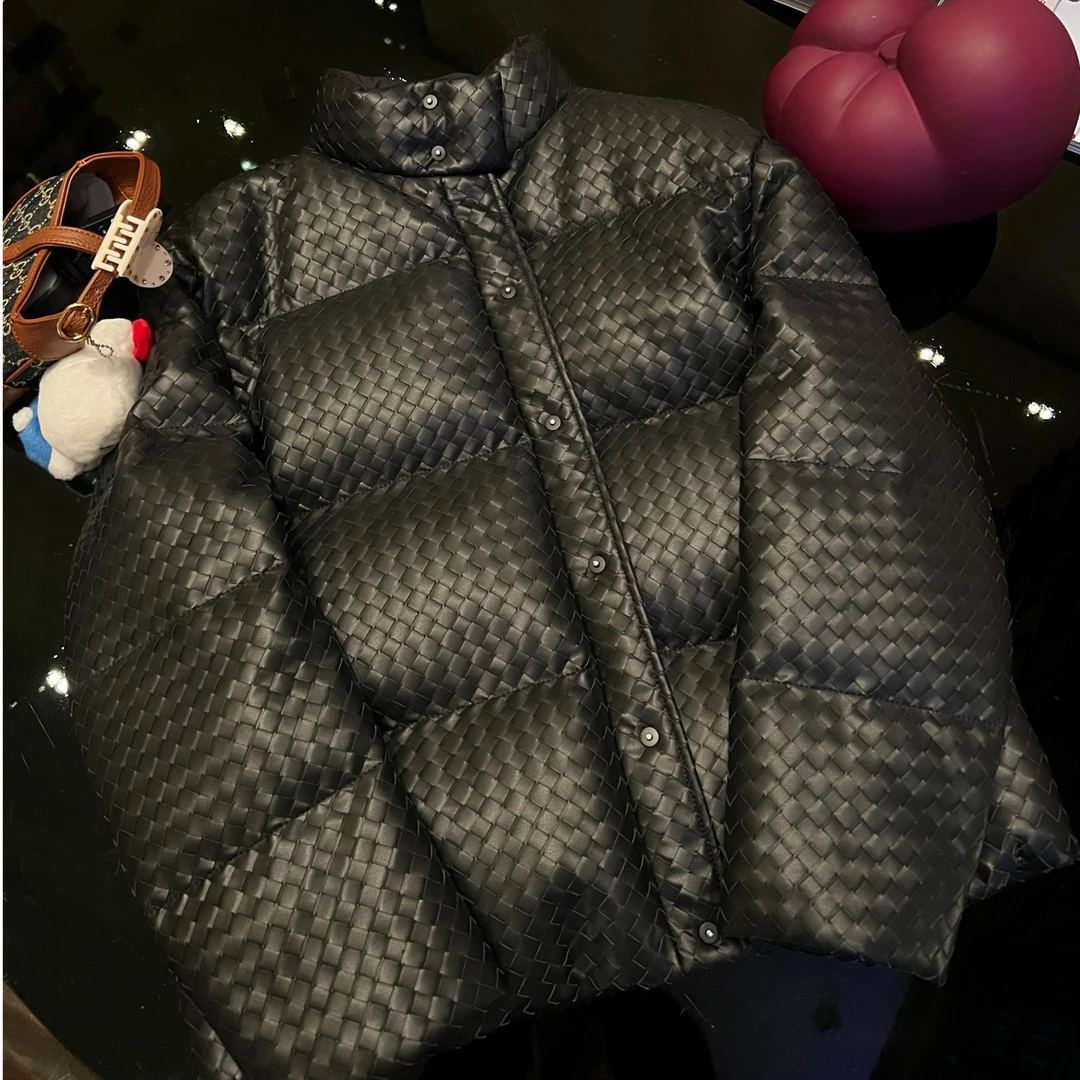 95%白鹅绒男款羽绒服设计师2025新款100%羊皮羽绒服男SM-SY23231