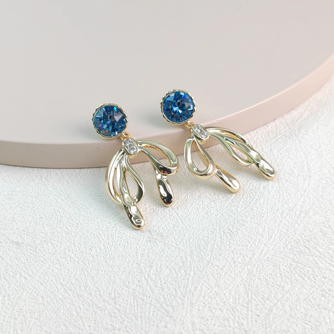 XUPING/旭平首饰 合金仿水晶耳饰 春日焕新气质 GDX X000851816