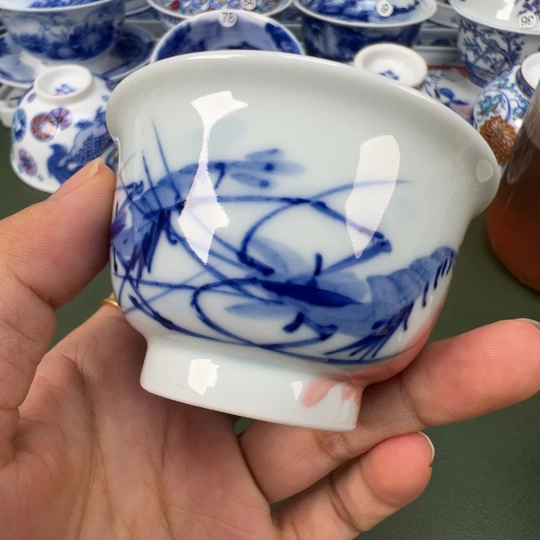 景德镇纯手工纯手绘茶具木木86