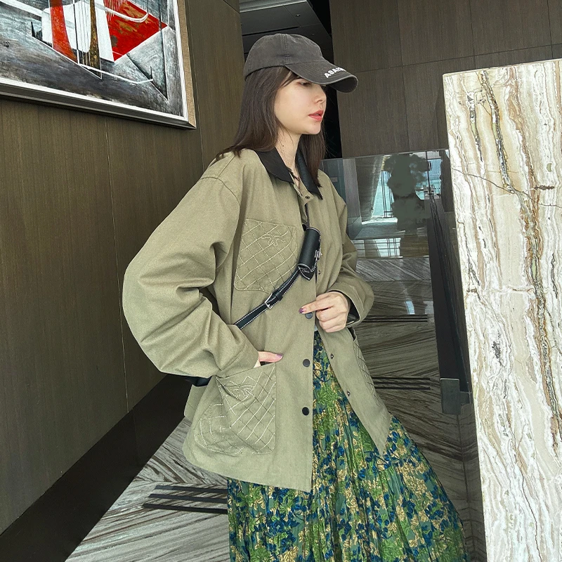 BETTERJOELAY-【千叶梧桐】时尚潮流短款外套休闲简约通勤GG0167