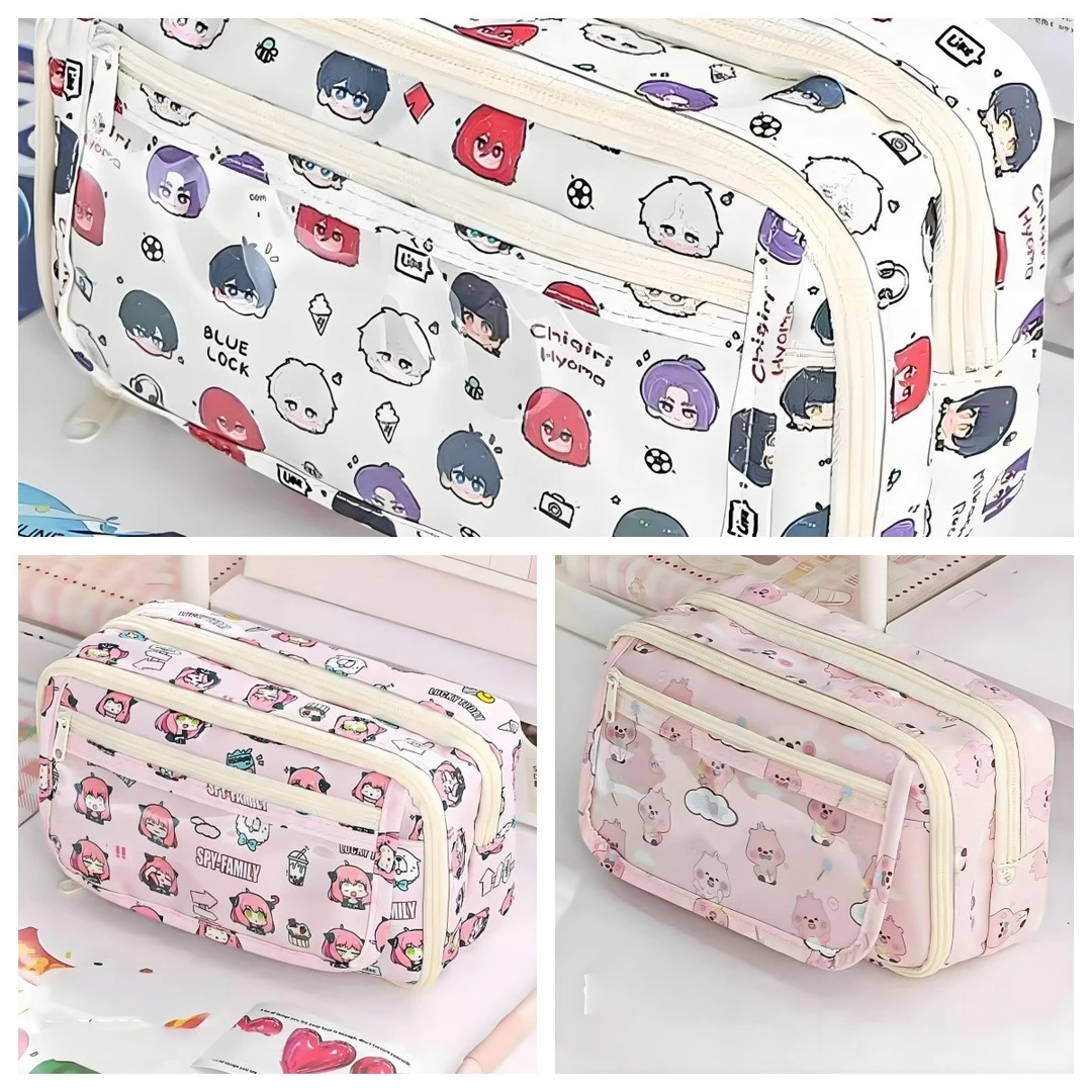 【到手10个混发】大号卡通翻翻笔袋