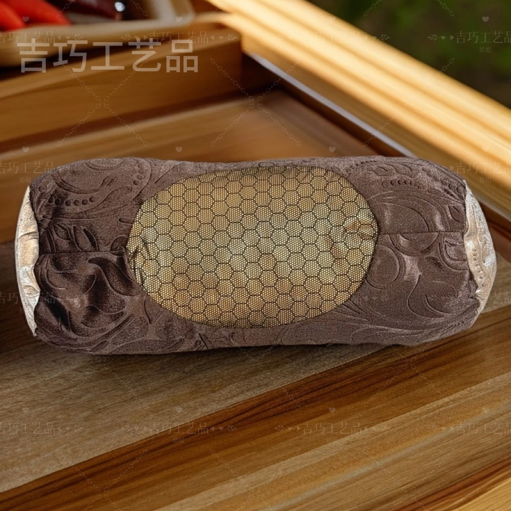 ZHY88自发热艾草枕头颈椎护理深度睡眠按摩头部枕头工艺品