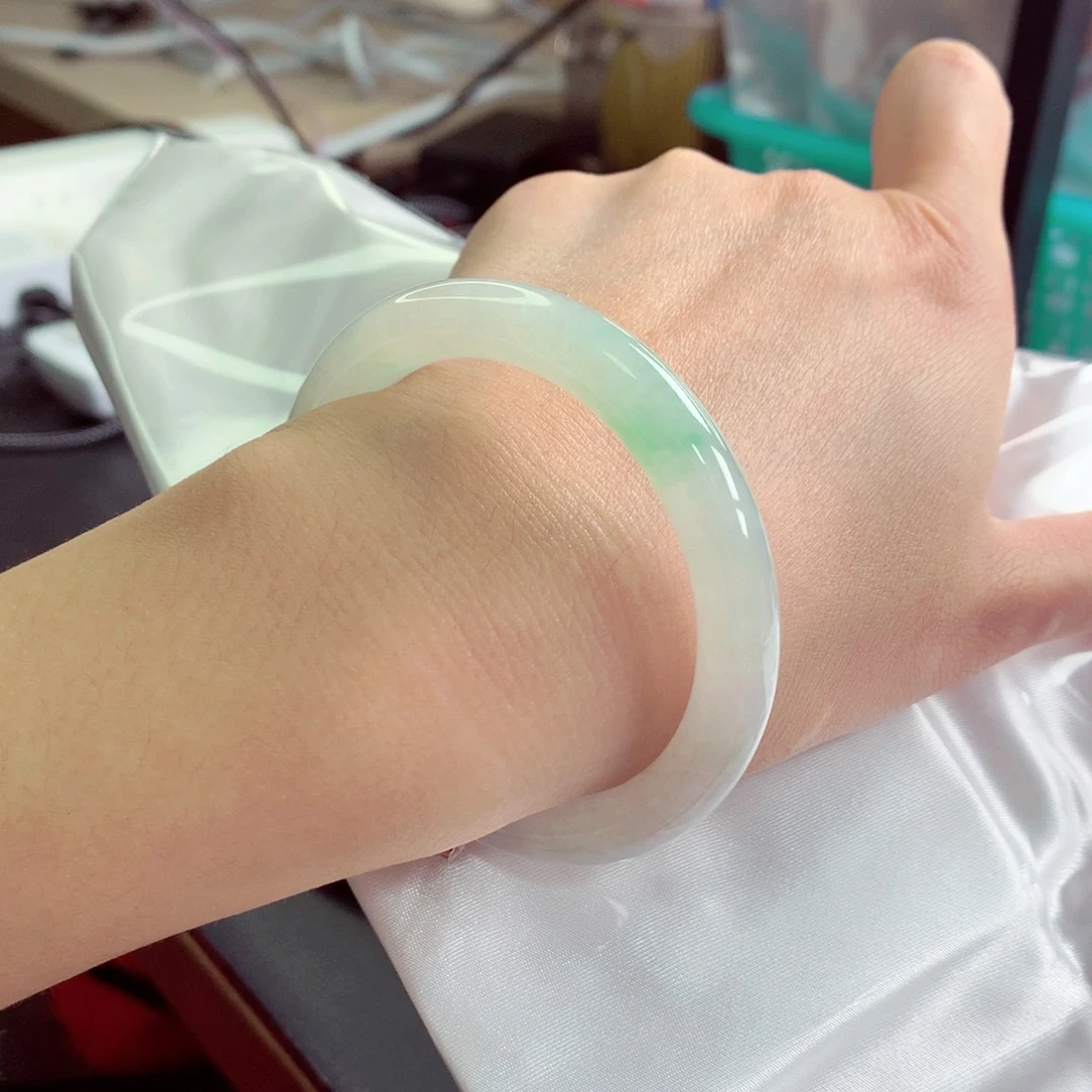 未镶嵌手镯翡翠天然缅甸翡翠A货手镯 02号