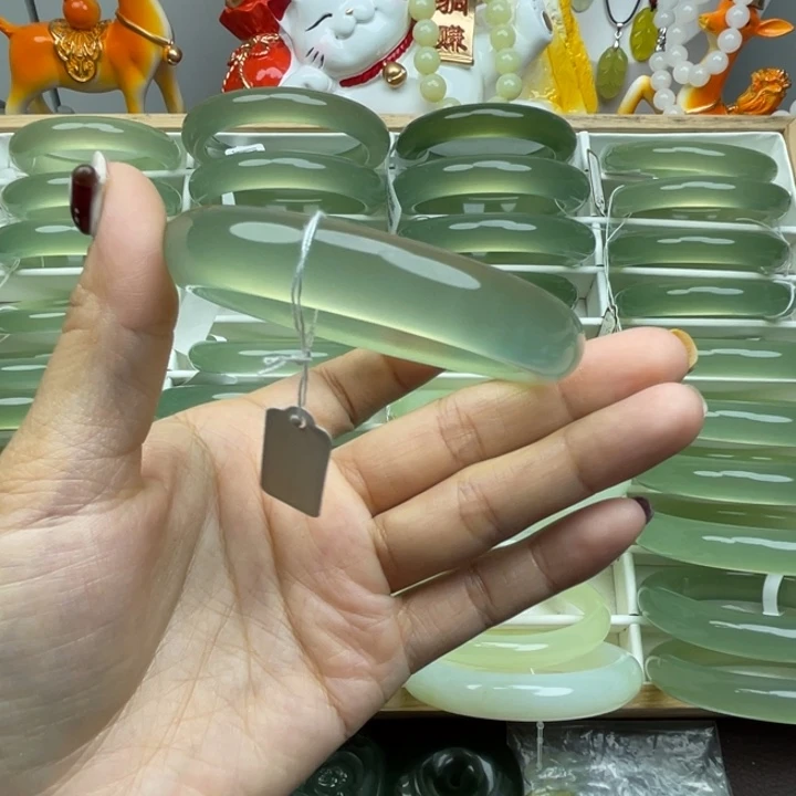 百***品岫玉未镶嵌手镯岫玉