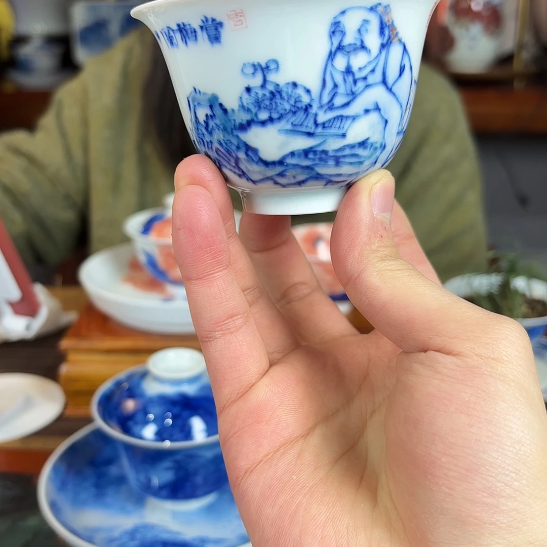 王*水王庆龙老师手绘陶瓷