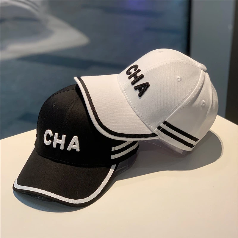 韩版棒球帽子女时尚潮流刺绣字母百搭休闲情侣防晒遮阳鸭舌帽网红
