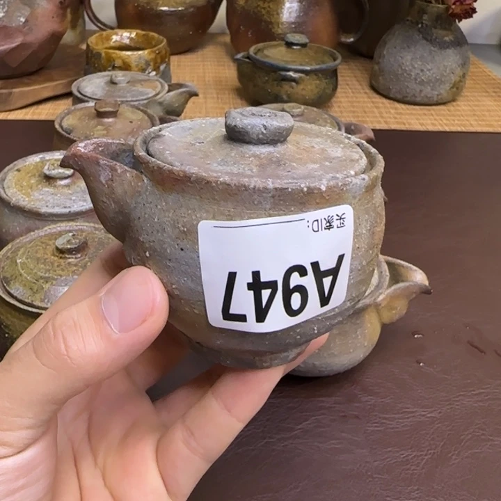 藕***侯备前烧 土器 宝瓶