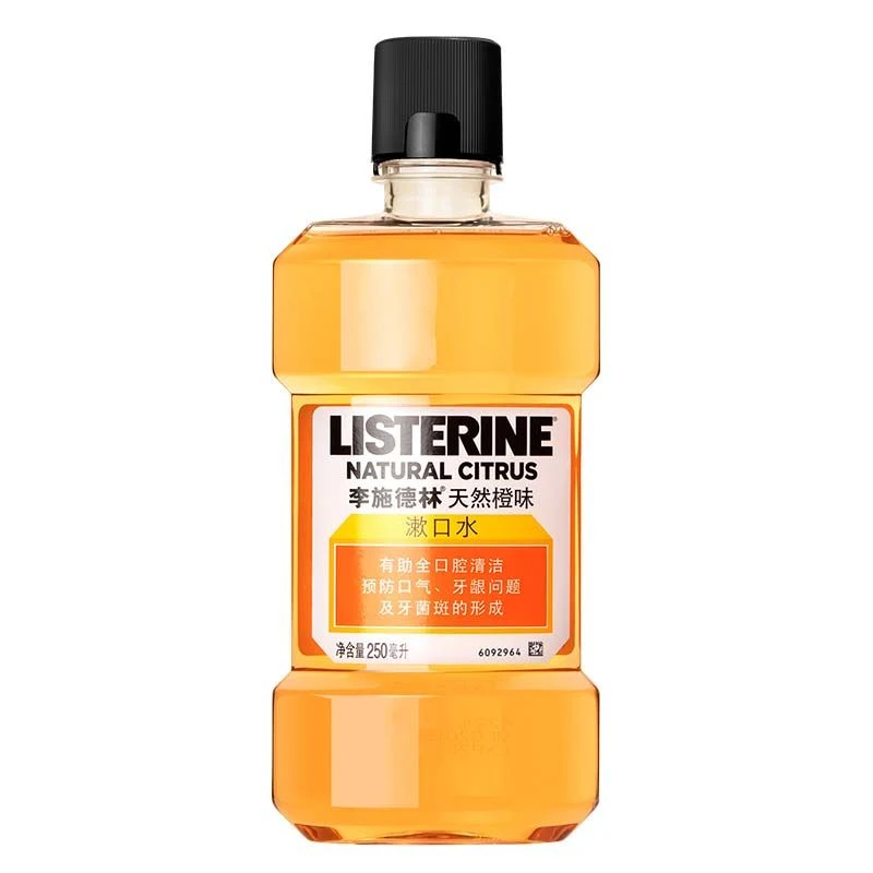 李施德林天然橙味漱口水250ml/瓶