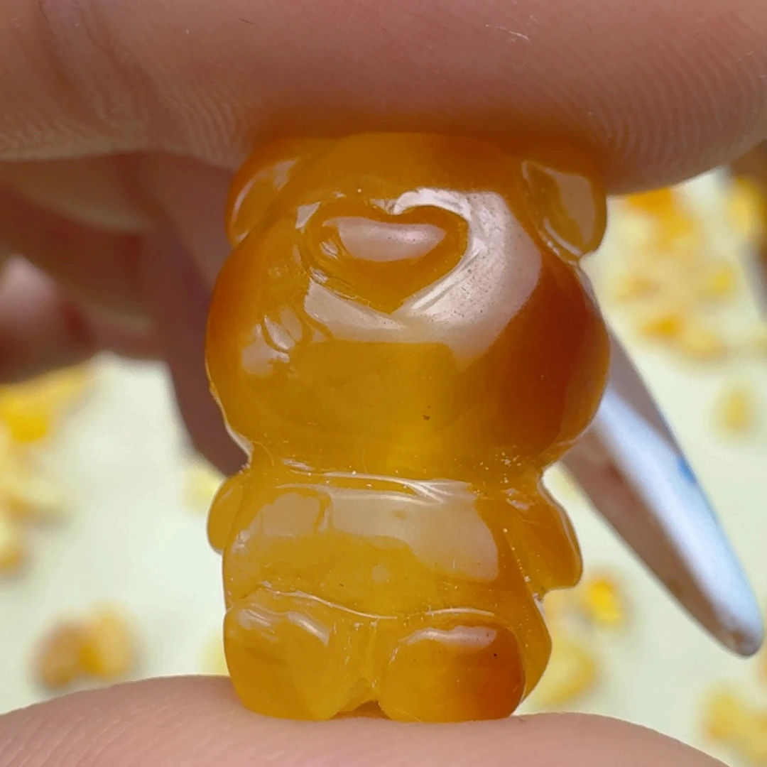 未镶嵌蜜蜡裸石?**久微粉