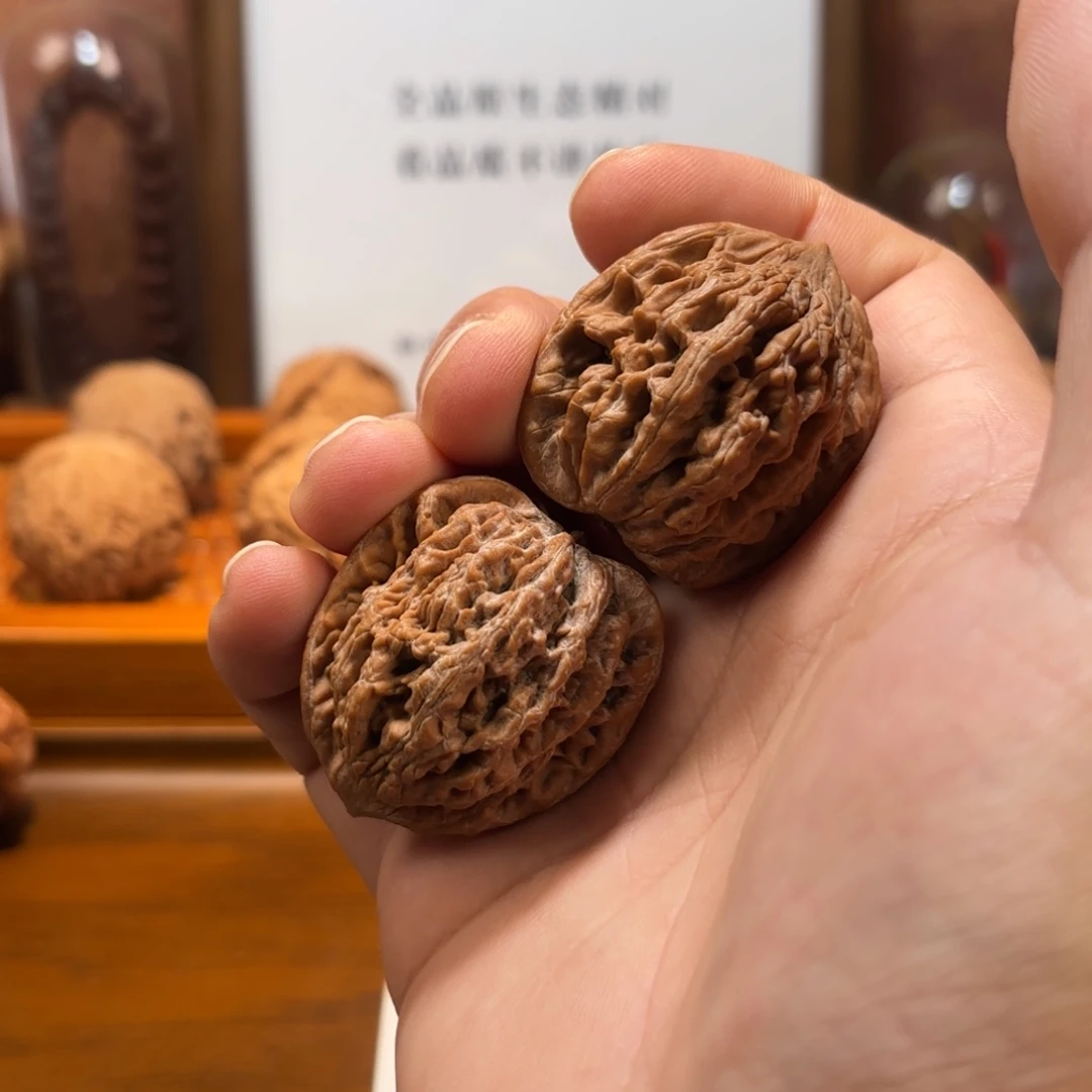 吊坠文玩核桃房山虎头Q5587