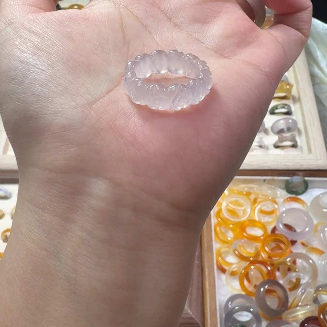 未镶嵌戒指玛瑙/玉髓821港17