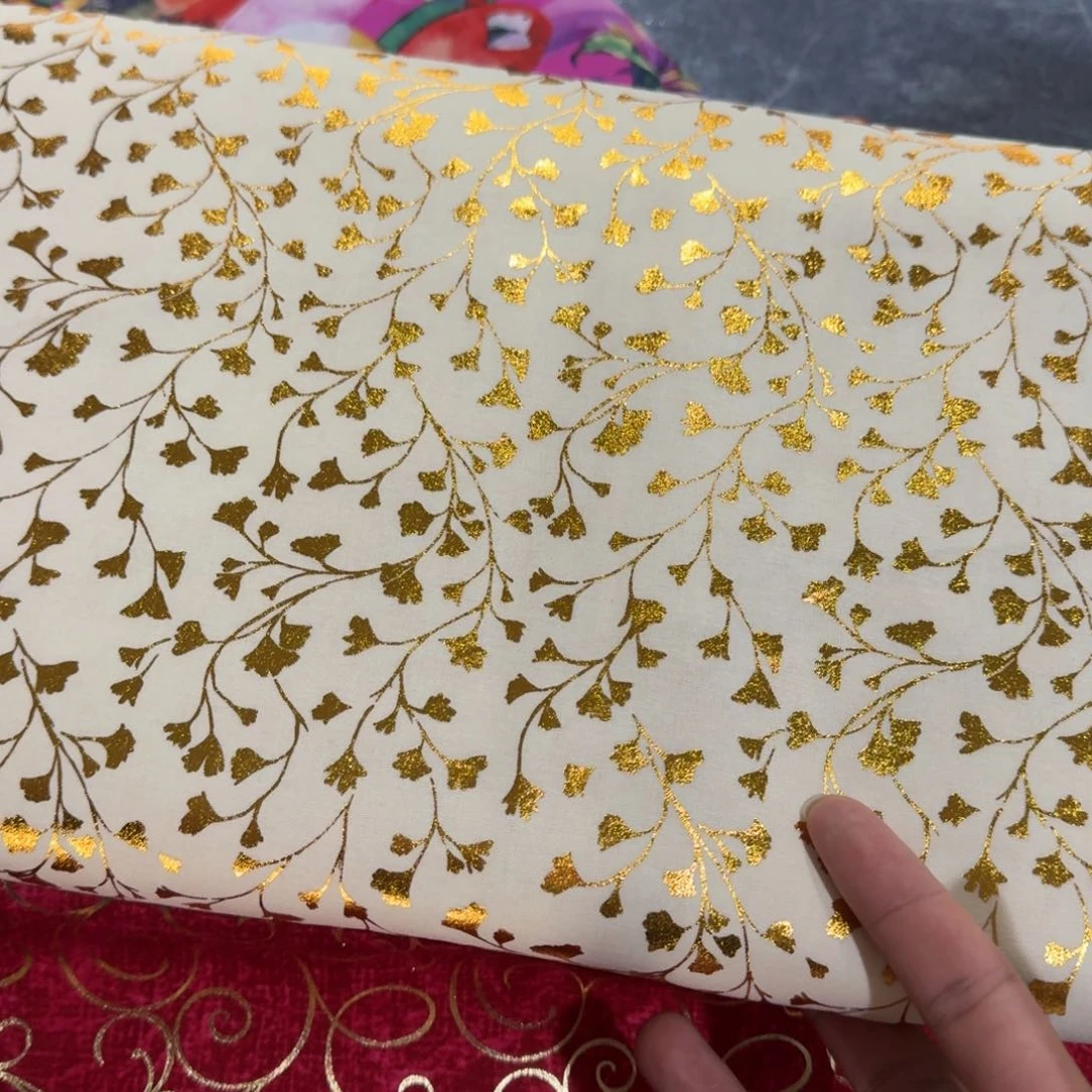 棉品牌纯棉平布1米价X1.1米宽板烫金福利20包邮