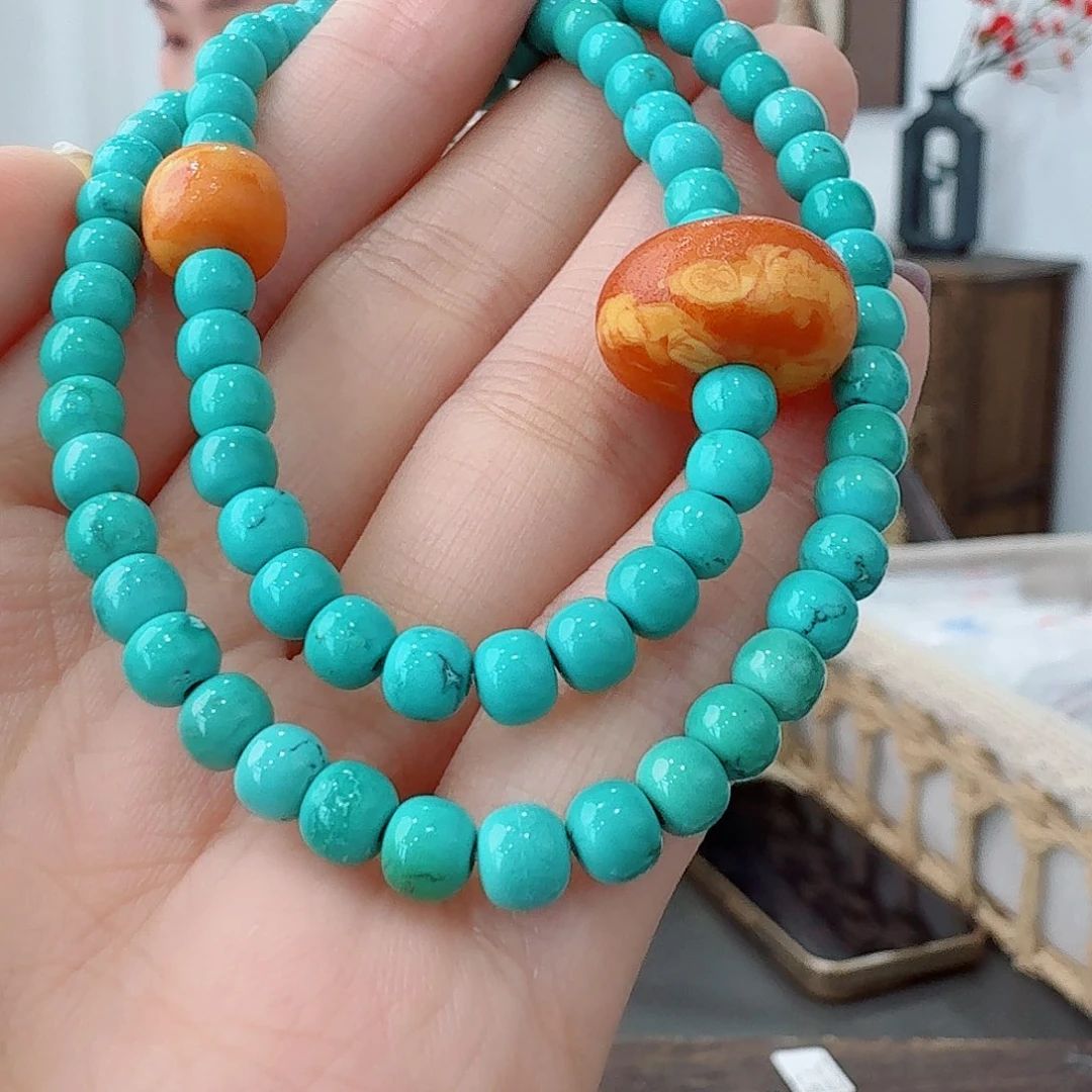 @***董绿松石未镶嵌珠宝奇石