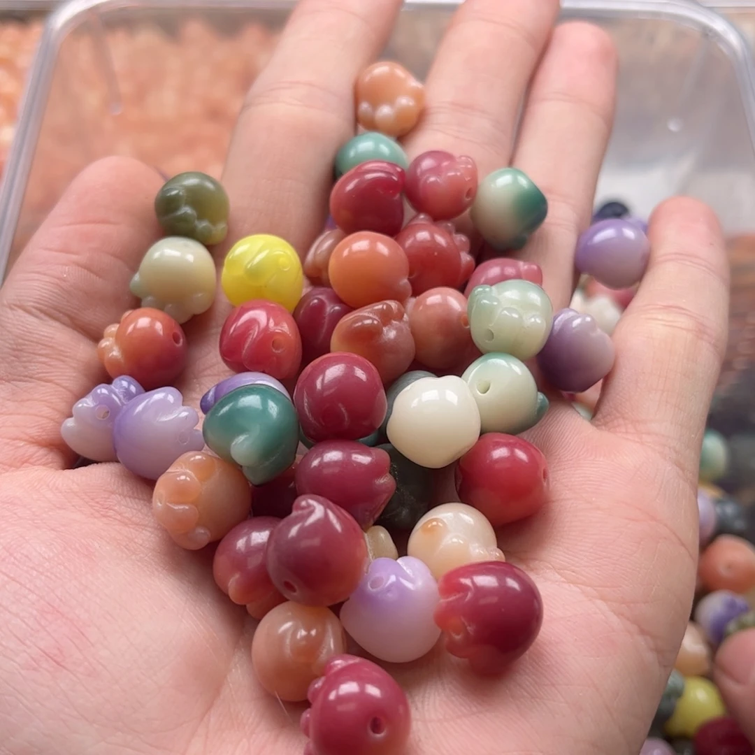 【闪购商品】白玉菩提吊坠z12/40+5颗微瑕猫爪