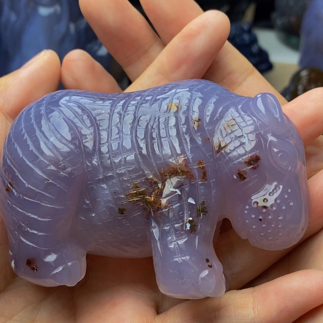 玛瑙/玉髓手把件未镶嵌