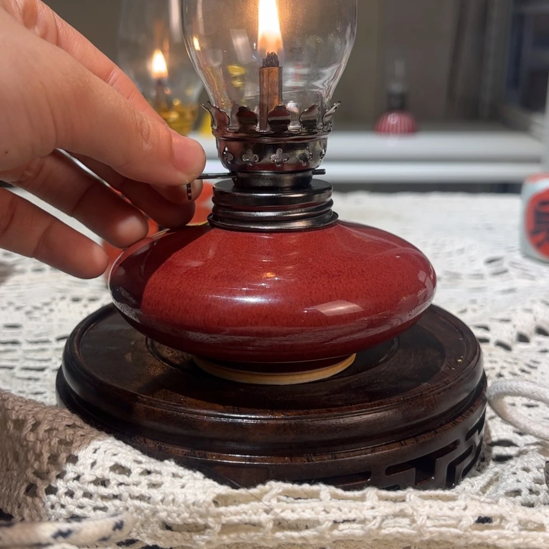 摆件景德镇陶瓷香薰灯