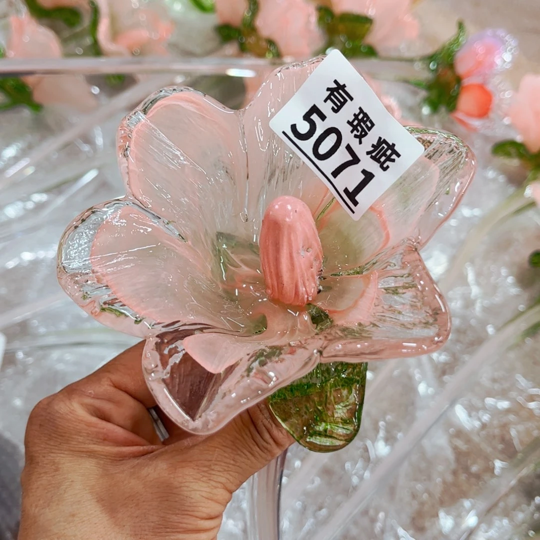 5071瑕 家悦琉璃花瓶摆件