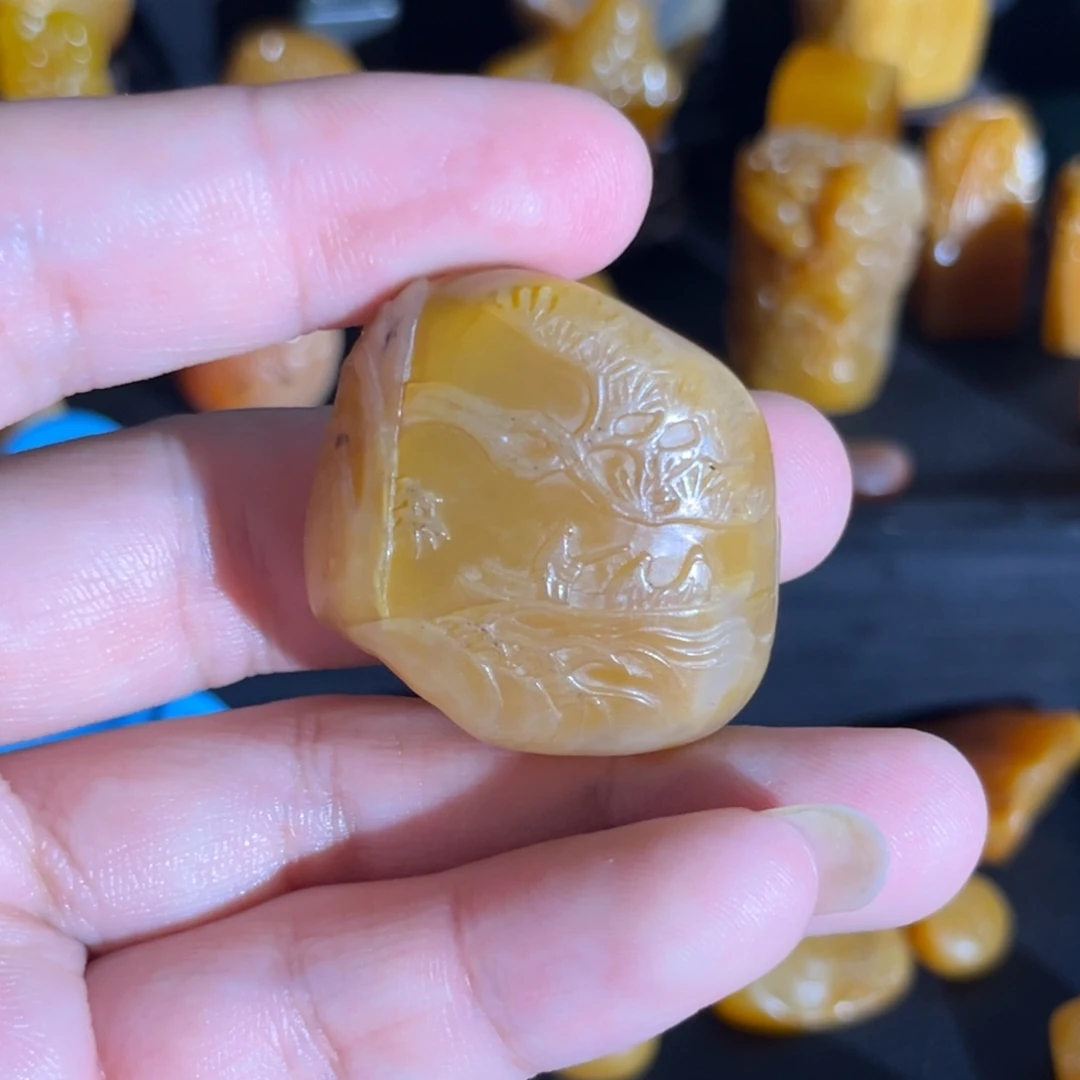 寿山石印石你是谁了啊我的手机没费
