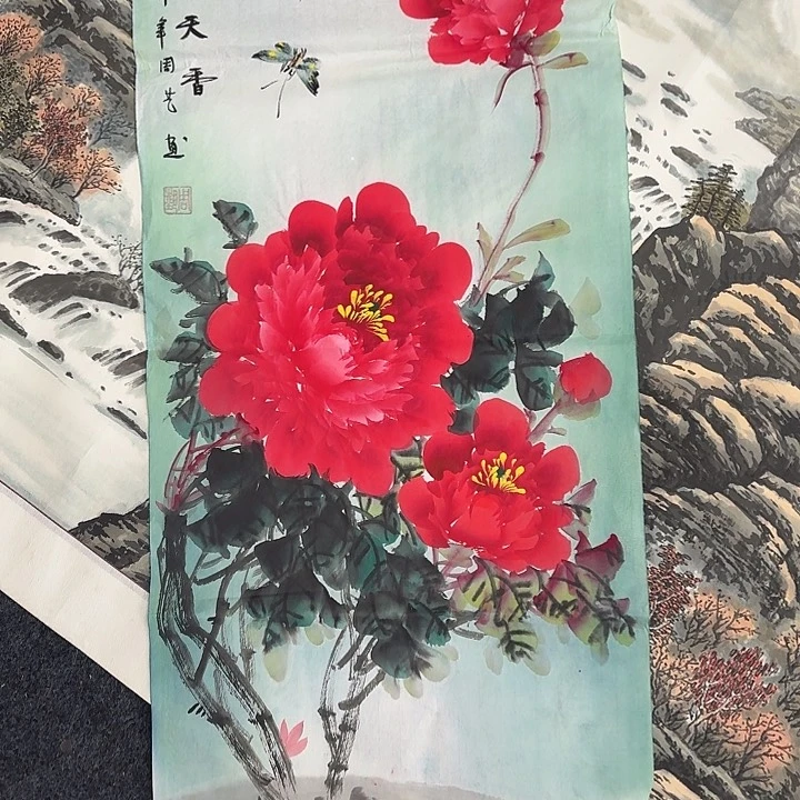 国画逆**上手绘作品欣赏292