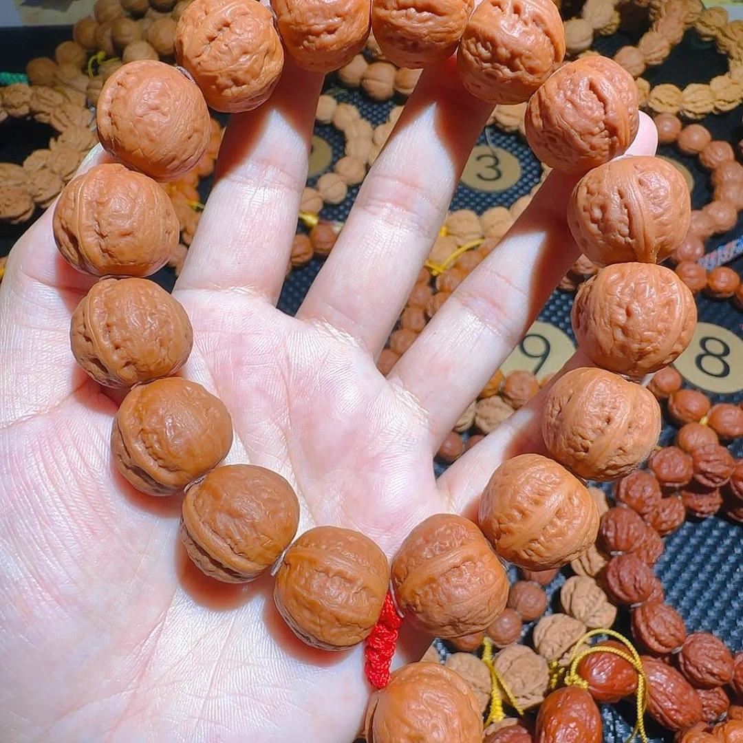 文玩核桃吊坠磨盘光头