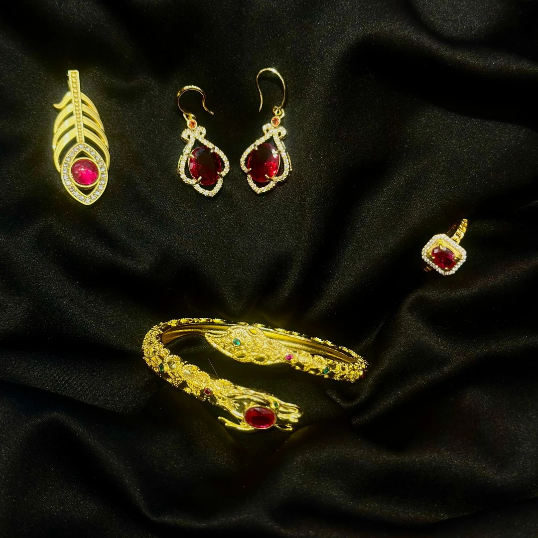 【钱总补贴】培育红宝石合金镶嵌套装【YBA09+YDR96+YPN663+YES29】