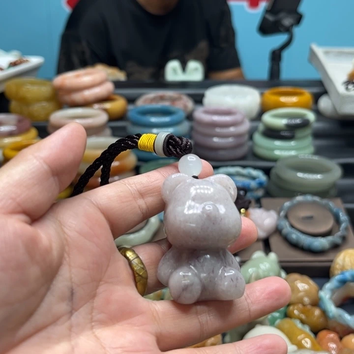 ****K石英质玉手链合金