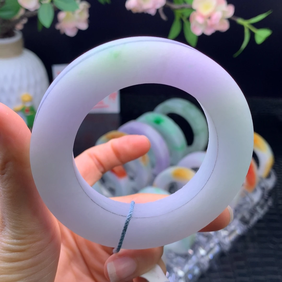定制翡翠未镶嵌手镯56-70