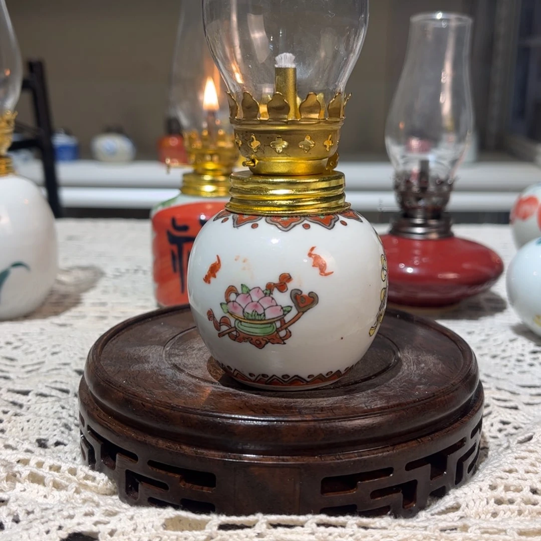 摆件景德镇陶瓷香薰灯
