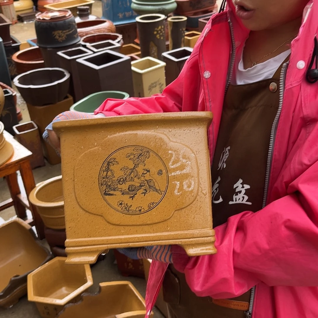 紫砂花盆盆景艺术