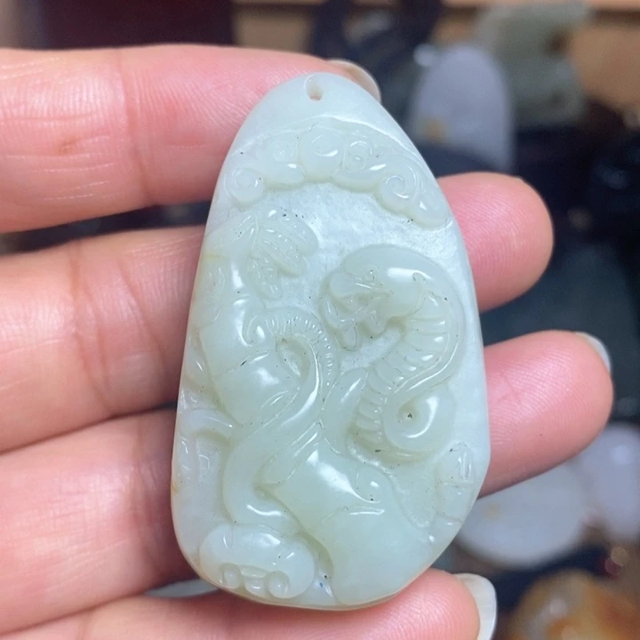 和田玉颈饰未镶嵌