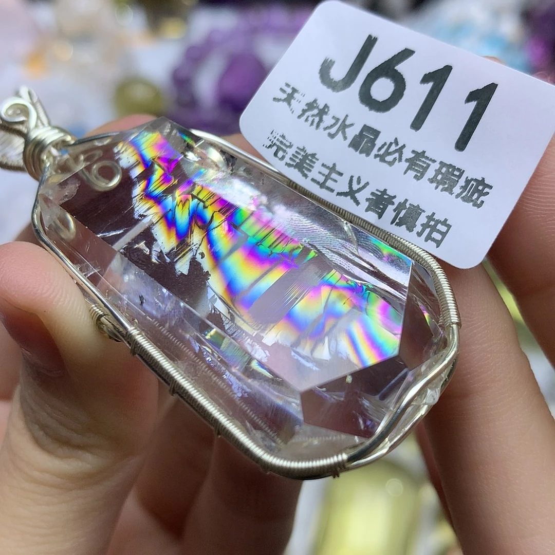 未镶嵌珠宝半成品水晶吊坠