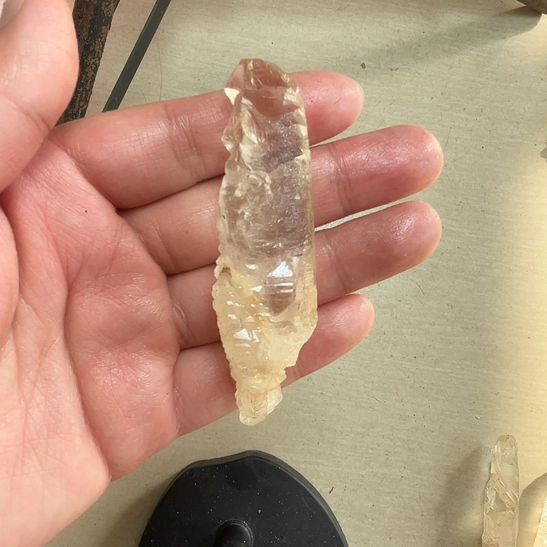 水晶未镶嵌珠宝半成品白水晶涅槃