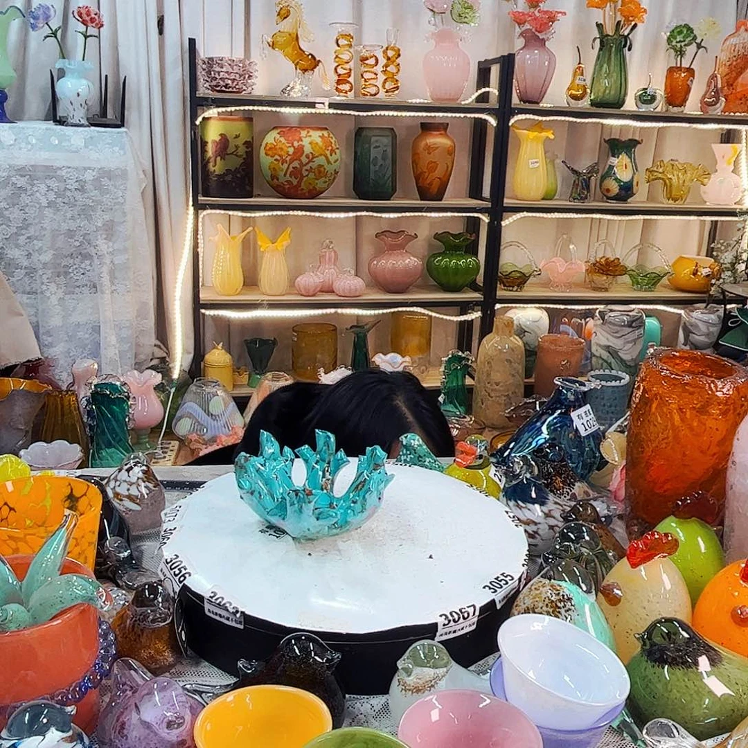 珊瑚家悦美居琉璃摆件