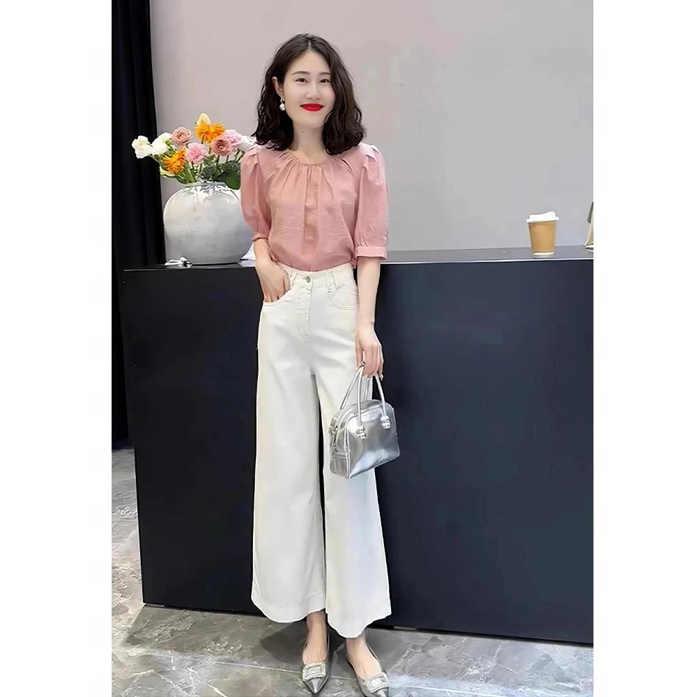 2025夏季女装新款气质一整套穿搭小个子显高时尚减龄上衣两件套装