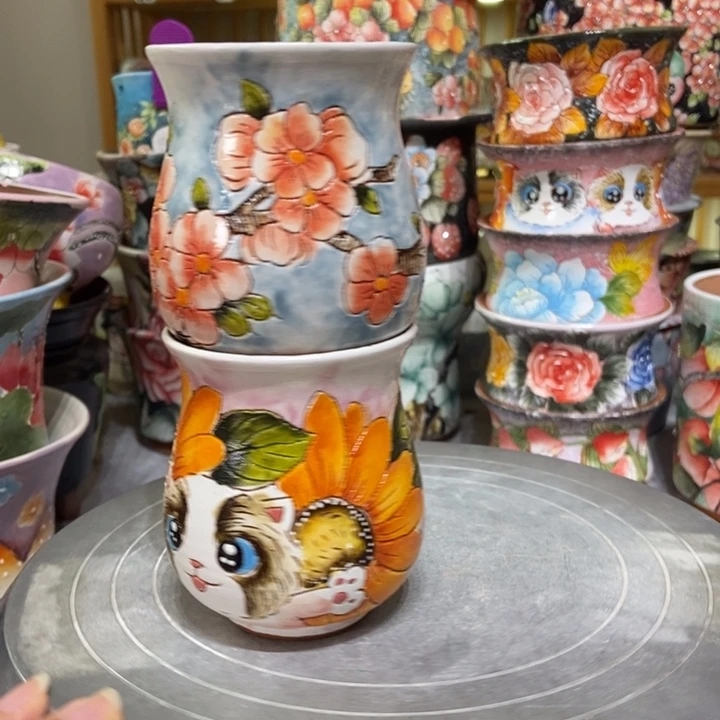 景德镇艺术手绘作品