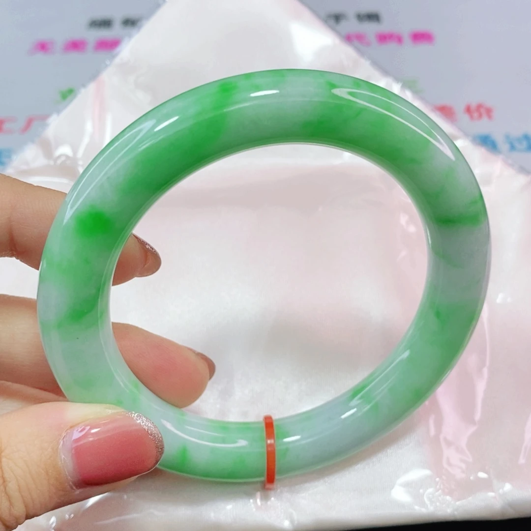 未镶嵌手镯（圆镯）翡翠60.3圈