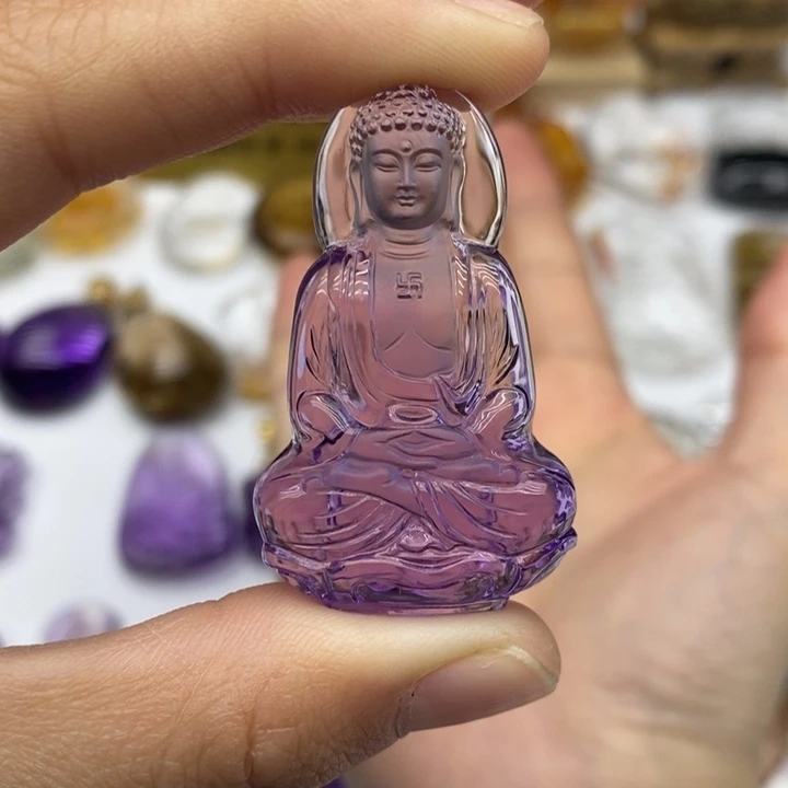 水晶颈饰未镶嵌子***定制