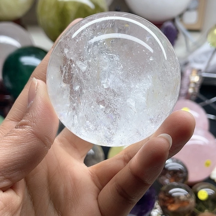 水晶天然水晶白卡6.5A519未镶嵌